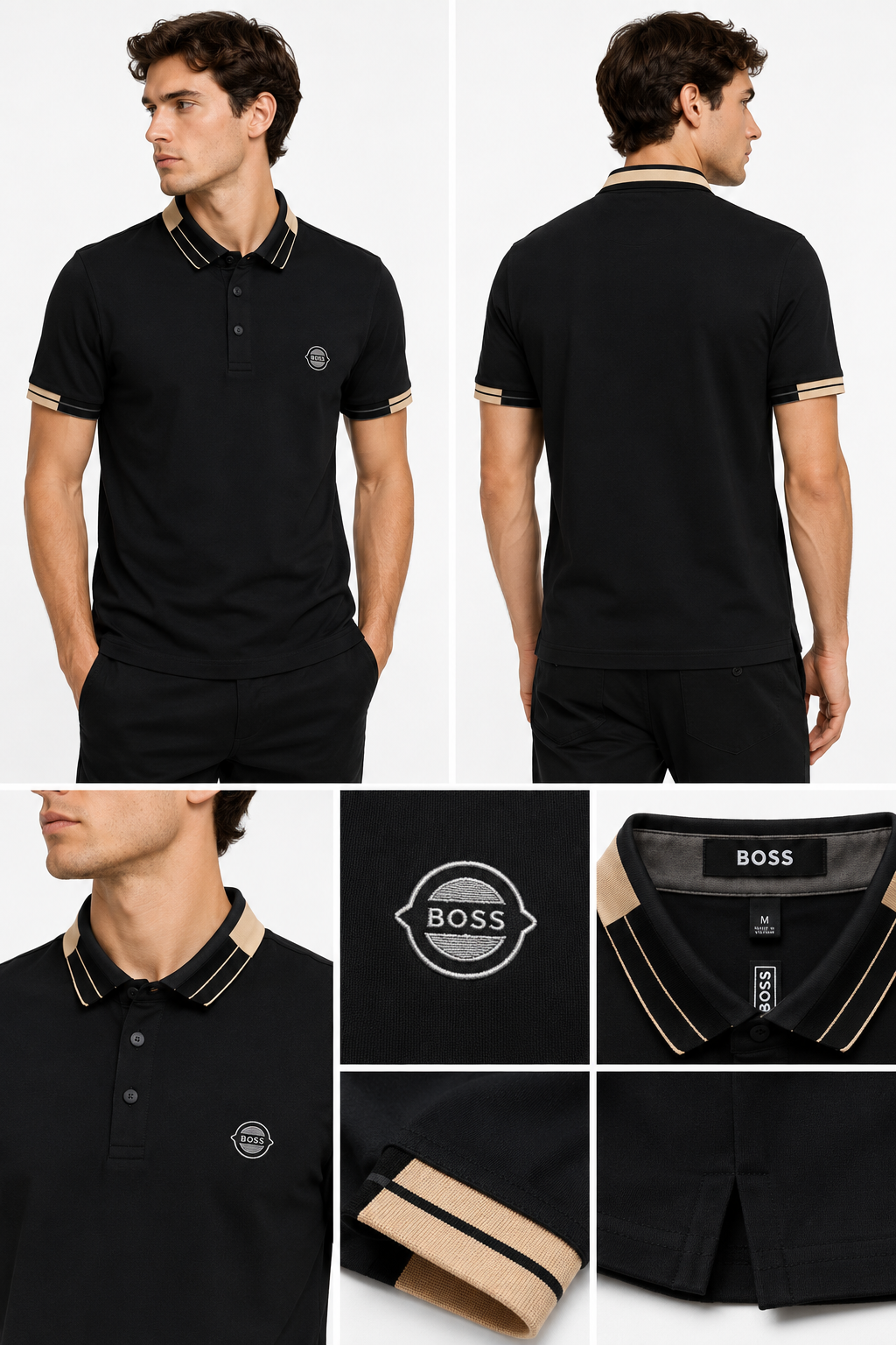 PLAYERA TIPO POLO BOSS 006